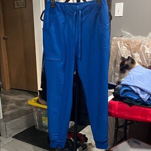 Surgical scrub joggers heart soul medium